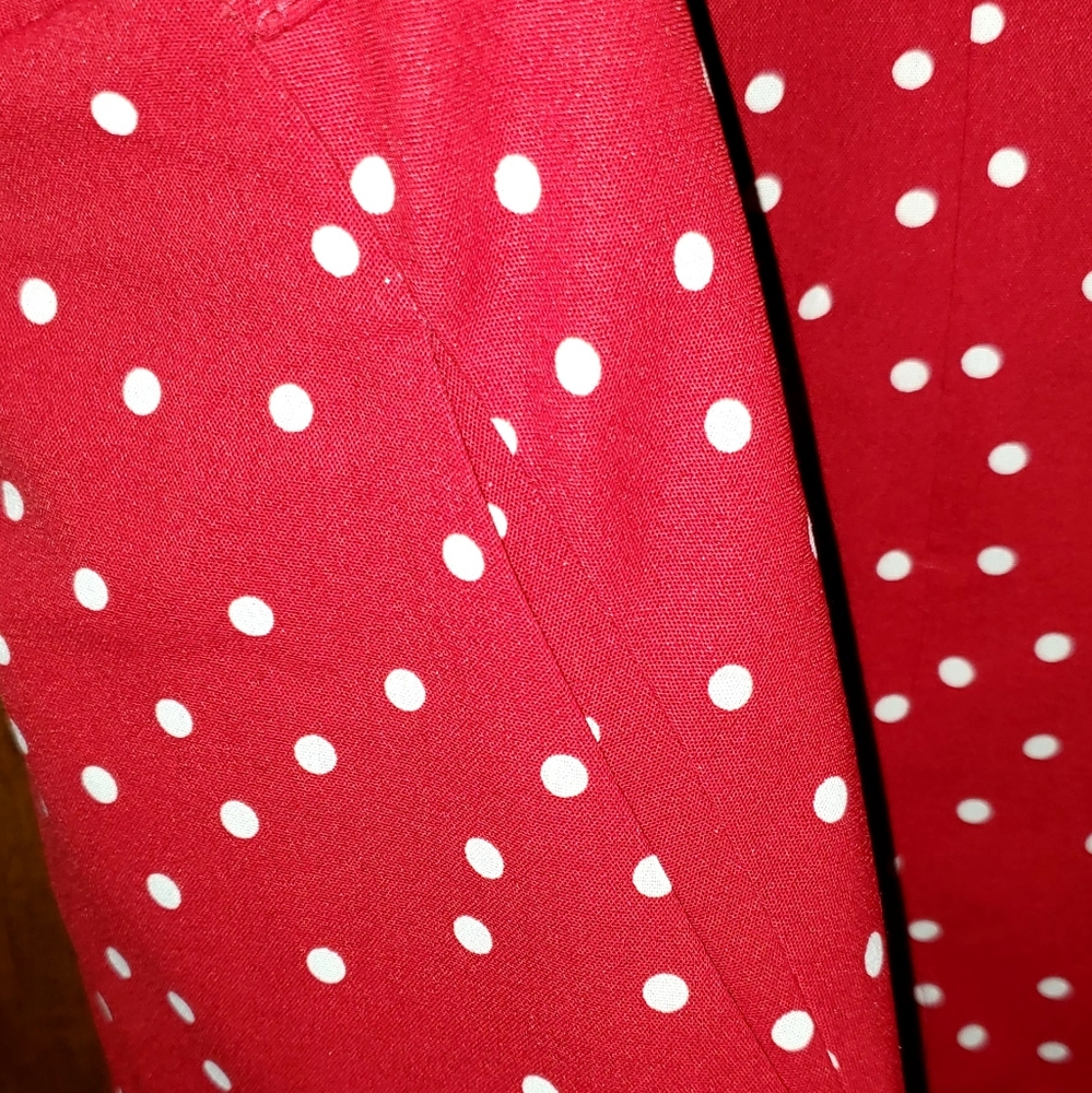 NWT Size 3X Skater/A-line Red Polka Dot Pinup Retro Vintage Style Dress - Picture 6 of 10